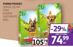Auchan Purina Friskies hrană uscată câini Ofertă