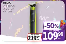 Auchan PHILIPS One blade QP2724/23 Ap tuns Ofertă