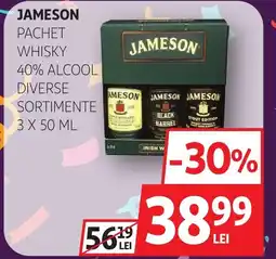 Auchan Jameson pachet whisky 40% alcool Ofertă
