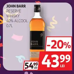Auchan John Barr reserve whisky Ofertă