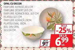 Auchan Opal cu decor Ofertă