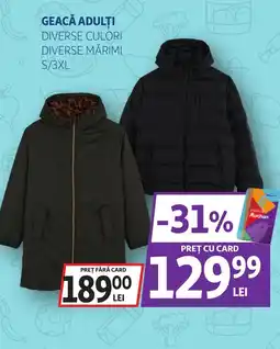 Auchan Geacă adulţi Ofertă