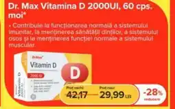 Dr.Max Dr. Max Vitamina D 2000UI ,moi Ofertă