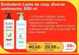 Dr.Max Evoluderm Lapte de corp Ofertă