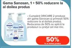 Dr.Max Gama Sanosan, 1+ 50% reducere la al doilea produs Ofertă