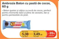 Dr.Max Ambrozia Baton cu pastă de cocos Ofertă