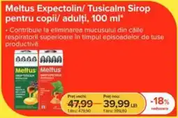 Dr.Max Meltus Expectolin/Tusicalm Sirop pentru copii/ adulți Ofertă