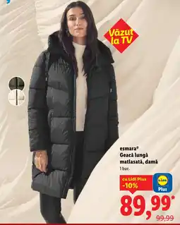 Lidl esmaraⓇ Geacă lungă matlasată, damă Ofertă