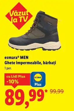 Lidl esmara® MEN Ghete impermeabile, bărbați Ofertă