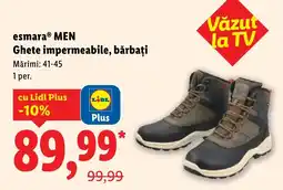 Lidl esmaraⓇ MEN Ghete impermeabile, bărbaţi Ofertă