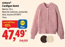 Lidl EsmaraⓇ Cardigan damă Ofertă