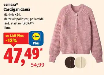 Lidl EsmaraⓇ Cardigan damă Ofertă