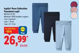 Lidl Lupilu® Pure Collection Pantaloni copii Ofertă
