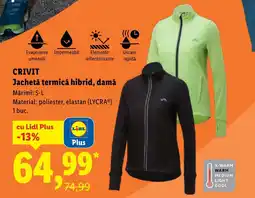 Lidl CRIVIT Jachetă termică hibrid, damă Ofertă