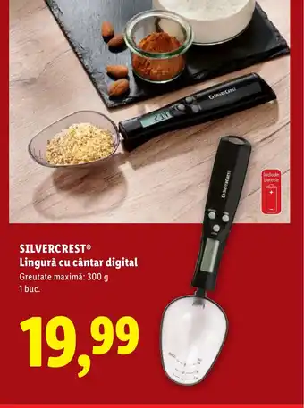 Lidl SILVERCREST Lingură cu cântar digital Ofertă