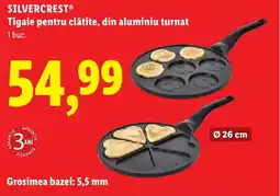 Lidl SILVERCREST Tigaie pentru clătite, din aluminiu turnat Ofertă