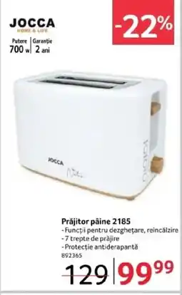 Selgros JOCCA Prăjitor pâine 2185 Ofertă