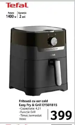 Selgros Tefal Friteuză cu aer cald Easy Fry & Grill EY501815 Ofertă