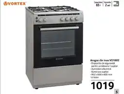 Selgros VORTEX Aragaz din inox VO1802 Ofertă