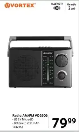 Selgros VORTEX Radio AM/FM VO2606 Ofertă