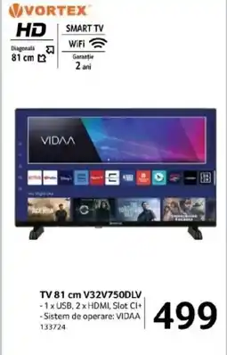 Selgros VORTEX TV 81 cm V32V750DLV Ofertă