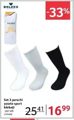 Selgros BOLERO Set 3 perechi Şosete sport Ofertă