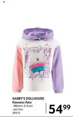 Selgros GABBY'S DOLLHOUSE Hanorac fete Ofertă
