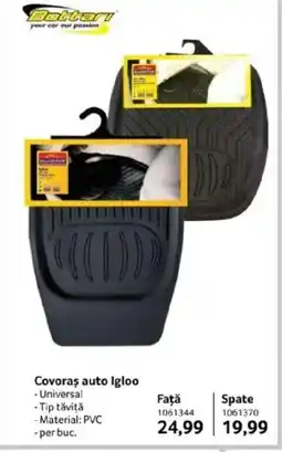 Selgros Covoras auto Igloo Ofertă