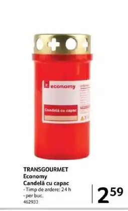 Selgros TRANSGOURMET Economy Candelă cu capac Ofertă