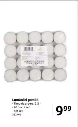 Selgros Lumânări pastilǎ Ofertă