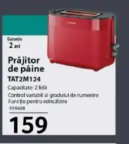 Selgros Prăjitor de pâine TAT2M124 Ofertă