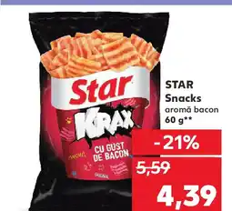 Kaufland STAR Snacks aromă bacon Ofertă