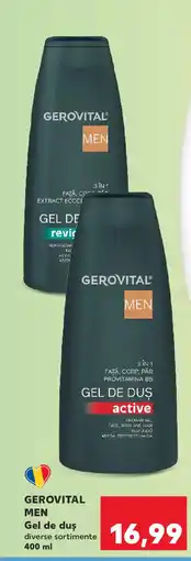 Kaufland GEROVITAL Men Gel de duş Ofertă