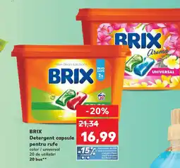 Kaufland BRIX Detergent capsule pentru rufe Ofertă