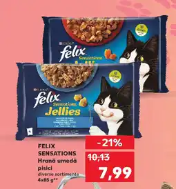 Kaufland FELIX Sensations Hrană umedă pisici Ofertă