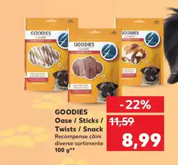 Kaufland GOODIES Oase / Sticks/ Twists / Snack Ofertă