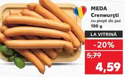 Kaufland MEDA Crenwurşti Ofertă