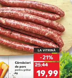 Kaufland Cârnăciori de porc pentru grătar Ofertă
