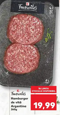 Kaufland Hamburger de vită Argentina Ofertă