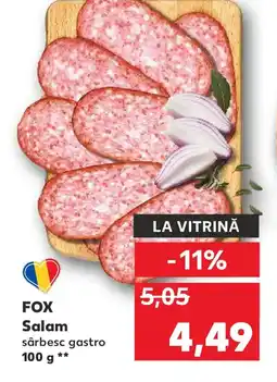 Kaufland FOX Salam Ofertă