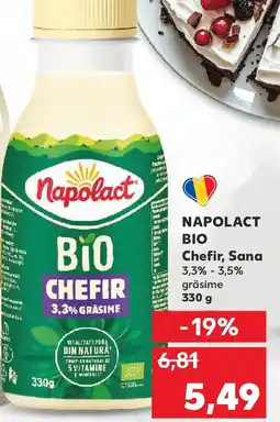 Kaufland NAPOLACT BIO Chefir, Sana Ofertă