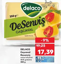 Kaufland DELACO Caşcaval Desenviş Ofertă