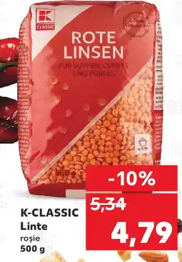 Kaufland K-CLASSIC Linte roşie Ofertă