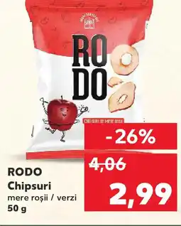 Kaufland RODO Chipsuri mere roşii / verzi Ofertă