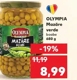 Kaufland OLYMPIA Mazăre verde boabe Ofertă