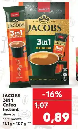 Kaufland JACOBS 3IN1 Cafea Instant Ofertă