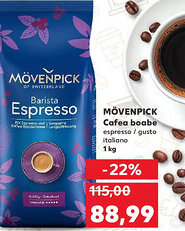Kaufland MÖVENPICK Cafea boabe espresso/ gusto italiano Ofertă