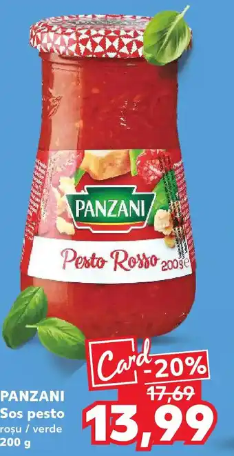 Kaufland PANZANI Sos pesto roşu / verde Ofertă