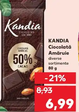 Kaufland KANDIA Ciocolată Amăruie Ofertă
