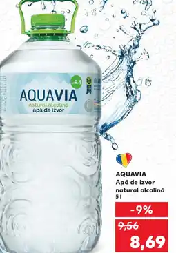 Kaufland AQUAVIA Apă de izvor natural alcalină Ofertă